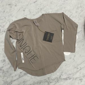 KLOO by BOOSO Long sleeve Tee si 4/5 NWT